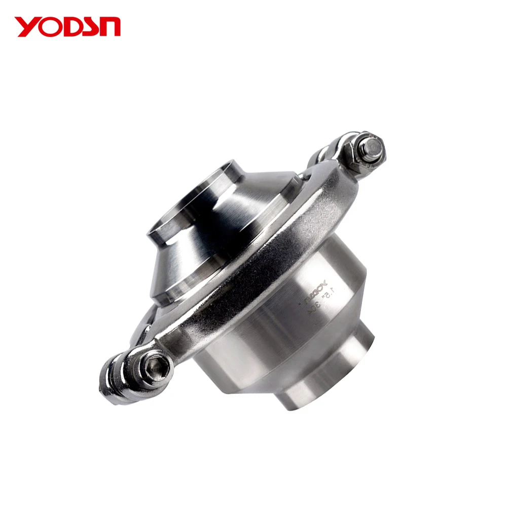 SS316l Sanitary Stainless Steel Check Valve for Water Pump Fluid Equipment General Hydraulic Applications Welding Check Valve
