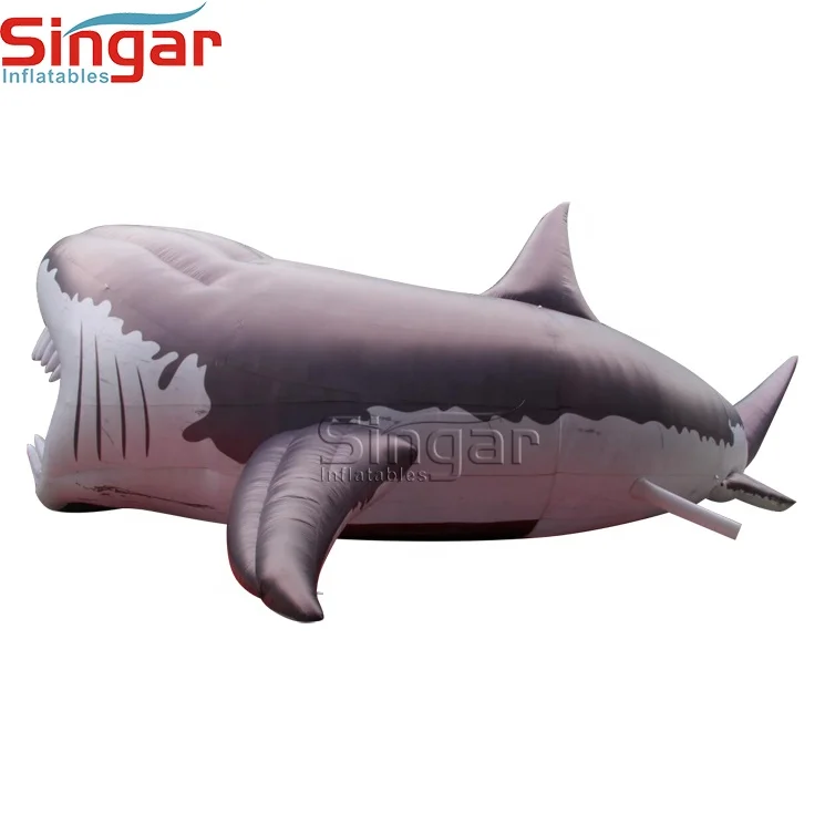 Giant inflatable shark model decoration for advertising