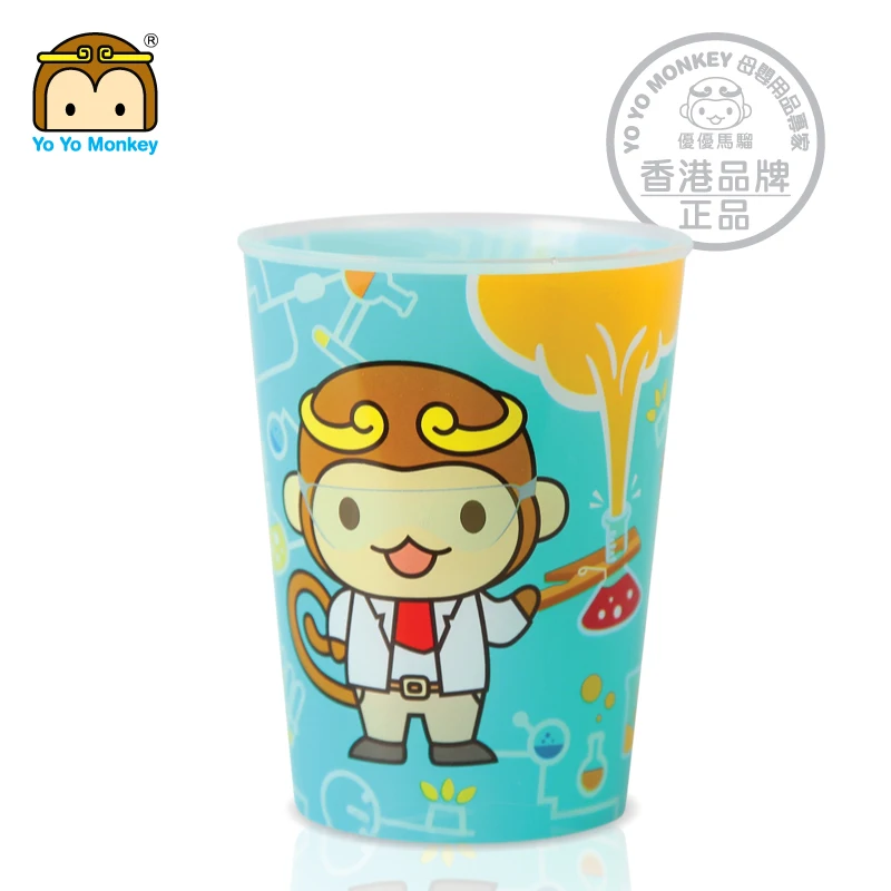 
China Manufacturer Bpa free PP plastic tumbler water cup for Promotion or Toddler Feeding 300ML 