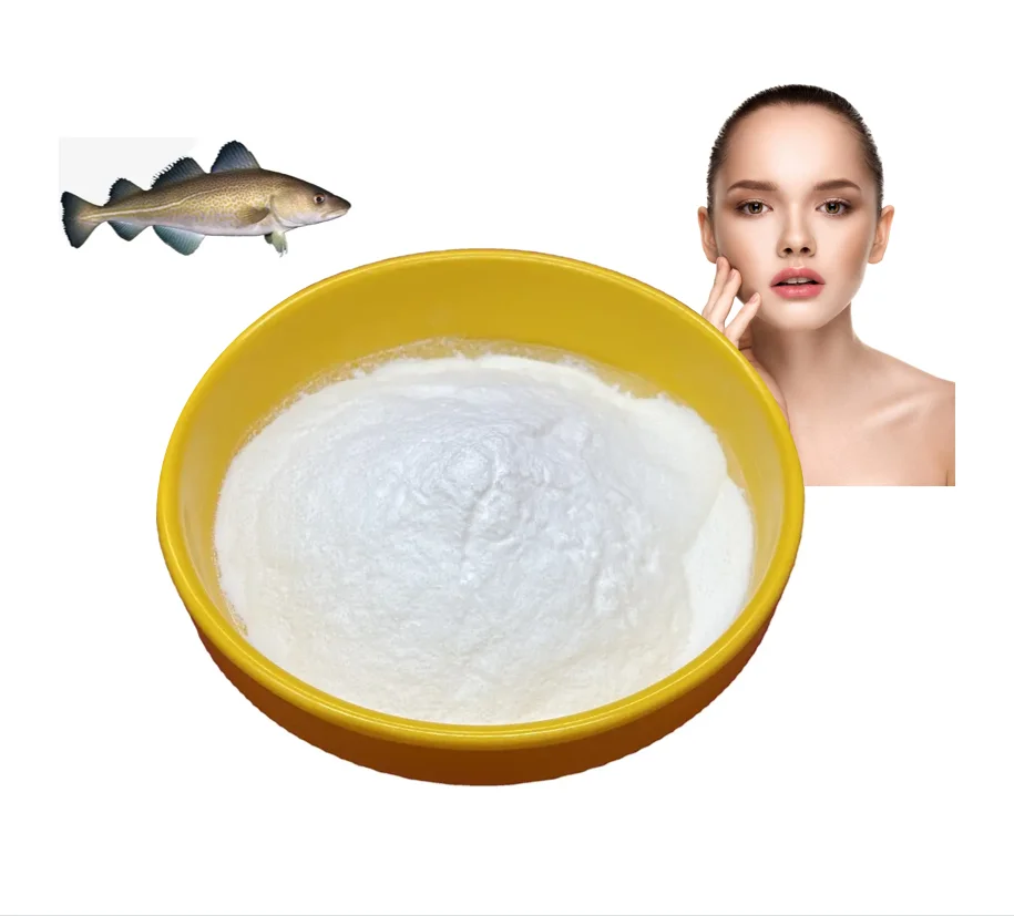 Чистый натуральный небольшой молекулярный морской КОЛЛАГЕНОВЫЙ ПОРОШОК