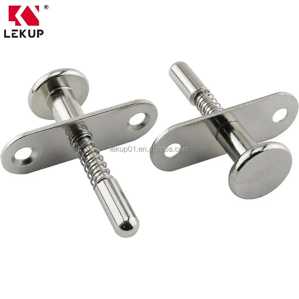 Spring Quick Release Lock Pin with Plate Hot Sale Spring-Loaded Latch Plunger Latches Stainless Steel Spring Bolt Latch