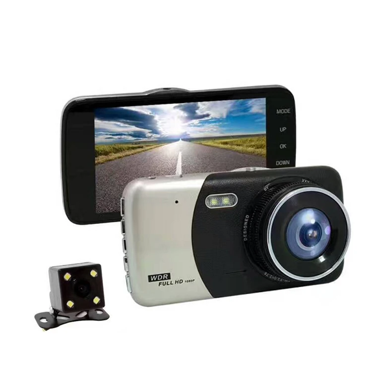  4 дюйма Fhd 1080p водительский регистратор Hd Автомобильный видеорегистратор спереди 140 градусов зеркало заднего вида 100 Поддержка TF Card Макс. 32 Гб (в комплект не входят)-12