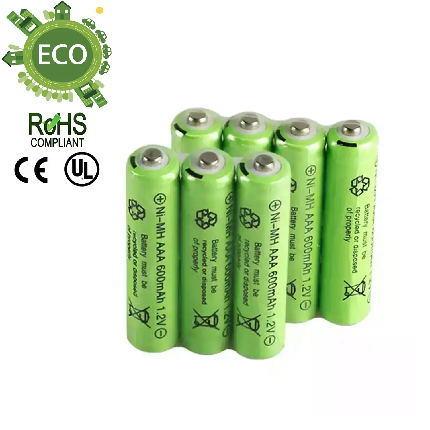 Supermarket supply AA 2600mAh 1.2V Long Life And Low Self Discharge Ni-Mh Battery Rechargeable Batteries