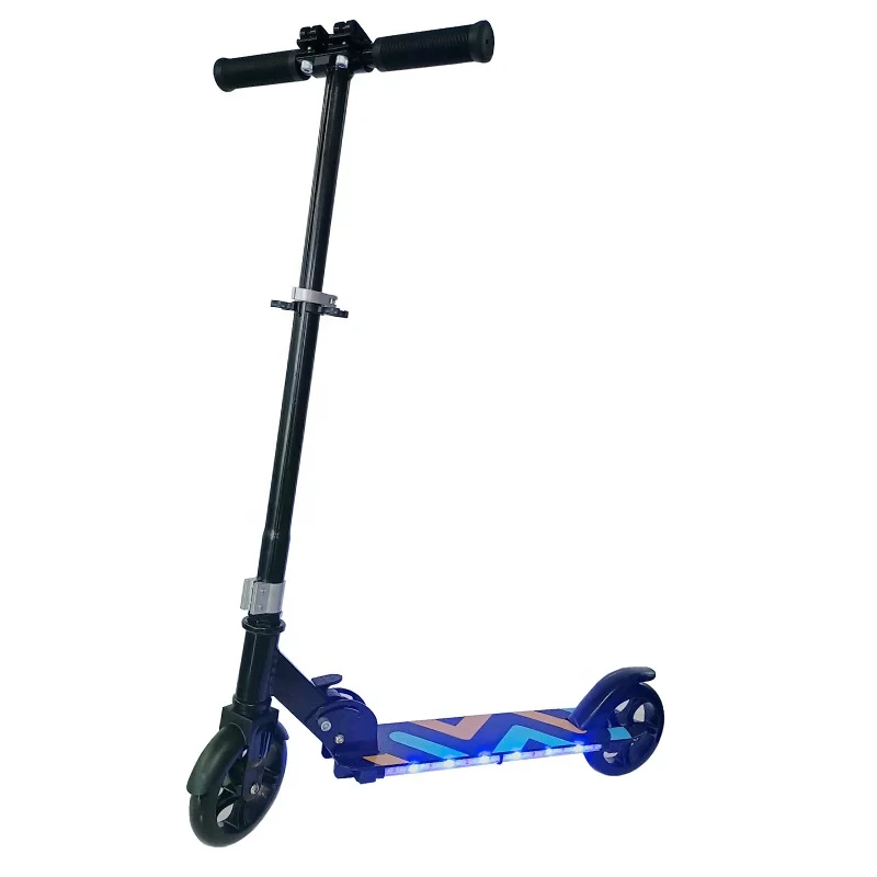 Складной скутер Beleev 200 мм с большим колесом складной для взрослых 2 мигающими колесами