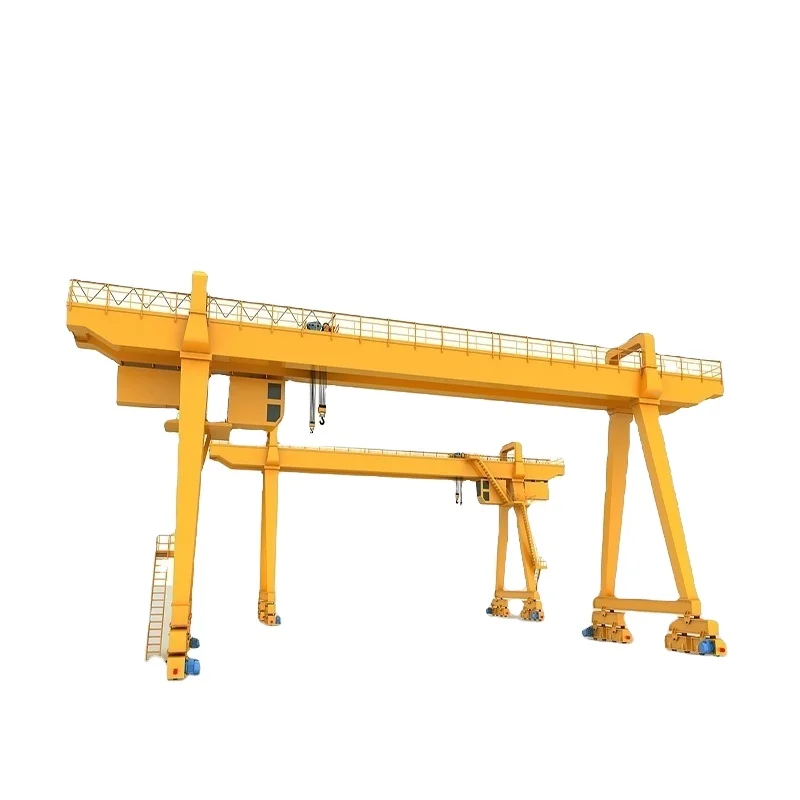 DJCrane Double Girder Gantry Crane with Electric Trolley and Cabin control or Remote control