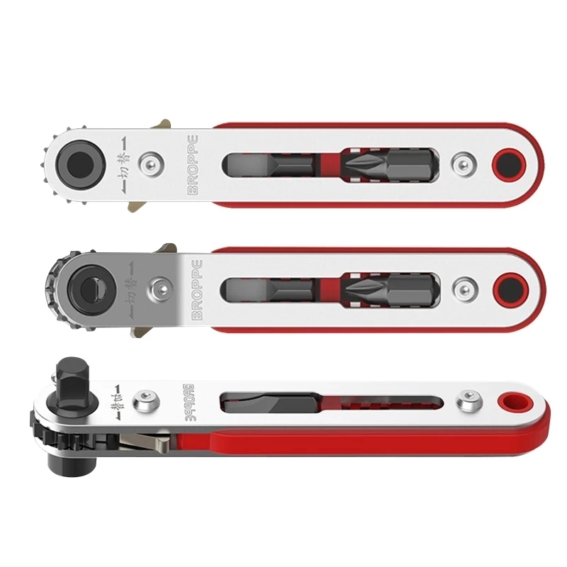 Мини Магнитная отвертка, Трещоточный ключ, прямой угол 1/4 дюйма, шестигранный хвостовик