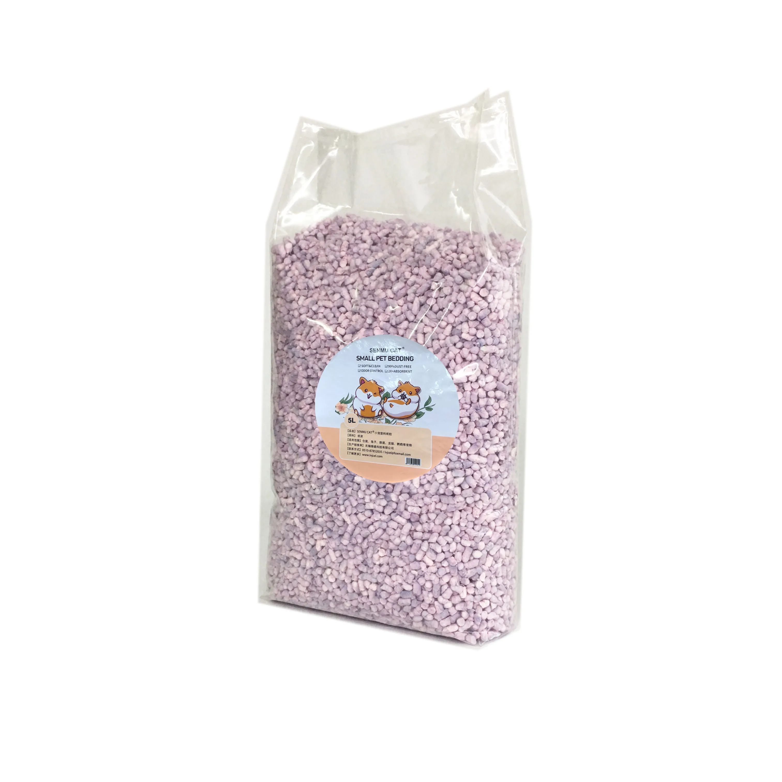 Wholesale Customisable  Environmentally Friendly Paper Material Dust-free Hamster Guinea Pig Bedding