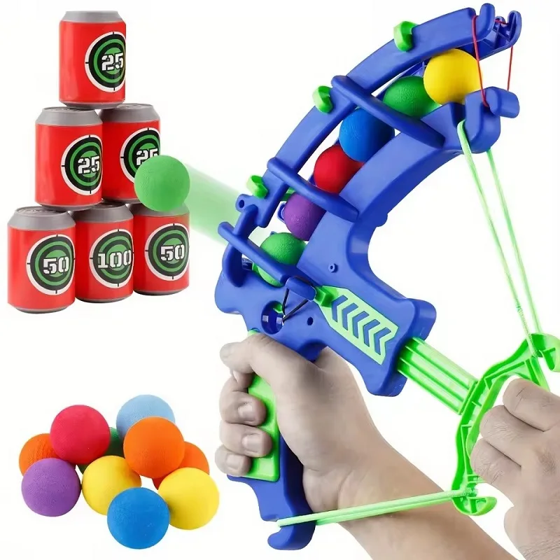 Soft Bullet Target Practice Toy for Children Educational Shooting Practice Toys with Soft Bullets Parent-child Interactive Toys