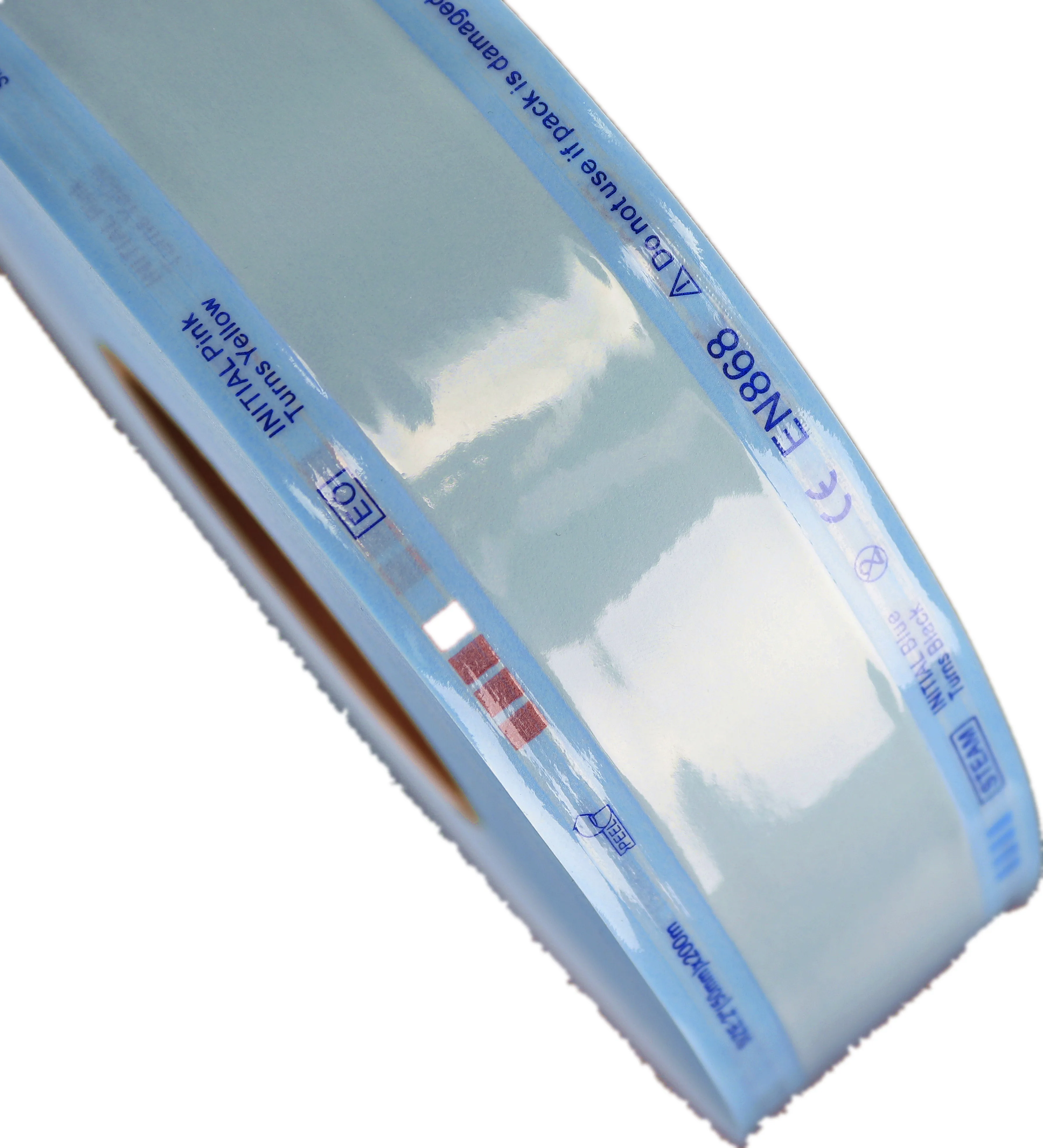 Flat sterilization Reel, Steam EO Sterilization Method, Autoclave Sterilizer Bags for Dental Medical Spa Tattoo Implements