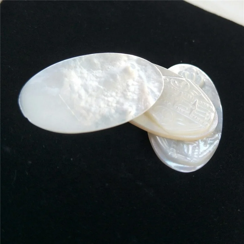 Wholesale Mother of pearl Religious Virgin Mary Sea Shell Carving For Jewelry