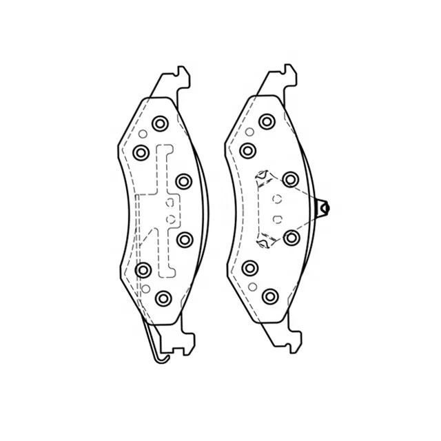 Car Parts GDB4072 top quality brake pad factory for FORD spare parts