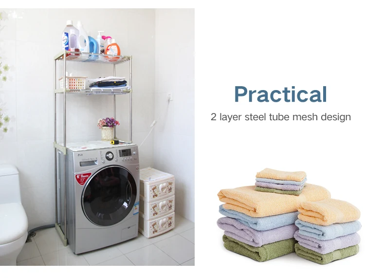 Good quality behind washer dryer adjustable washing machine rack