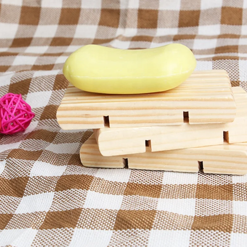 
Best Selling Cheap Creative Natural Wooden Soap Tray Soap Dish For Bathroom 
