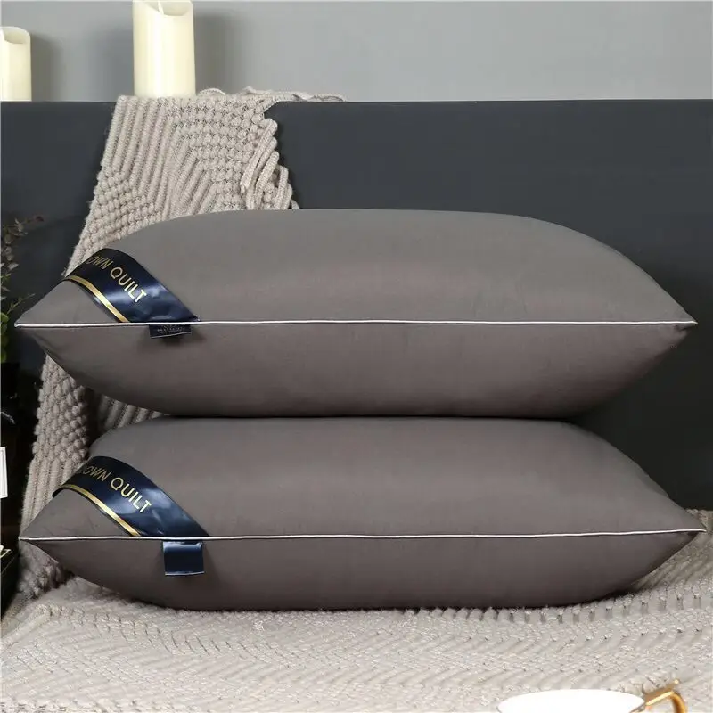 Горячая продажа на открытом воздухе с подкладкой 5 звездочный отель 1000 г оригинальный Hilton Подушка сумкой в комплекте