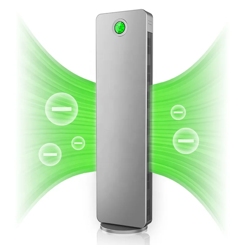 Ультратонкий высоковыходной воздухоочиститель с отрицательными ионами CADR 1300 м3/ч для дома 91-156m2