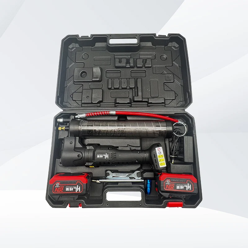 HENGLAI 12000PSI 600CC Lithium battery grease gun manufacture customization automatic cordless