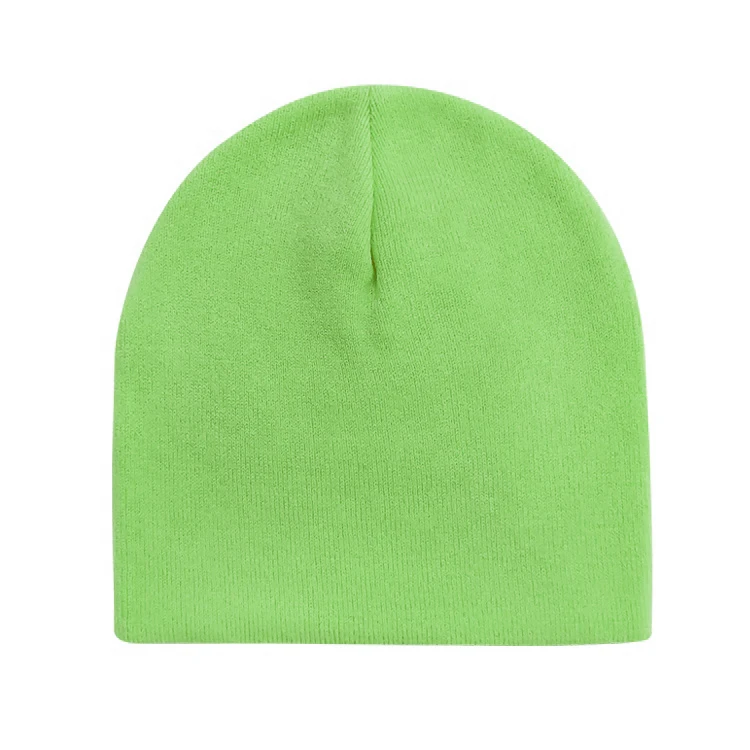 Пользовательская акриловая Мужская Женская жаккардовая вязаная зимняя дизайнерская шапка бини