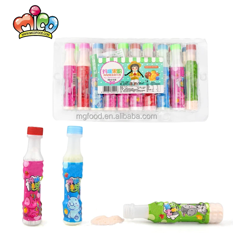 
2021 Fruit Powder Candy In Small Drink Bottle 