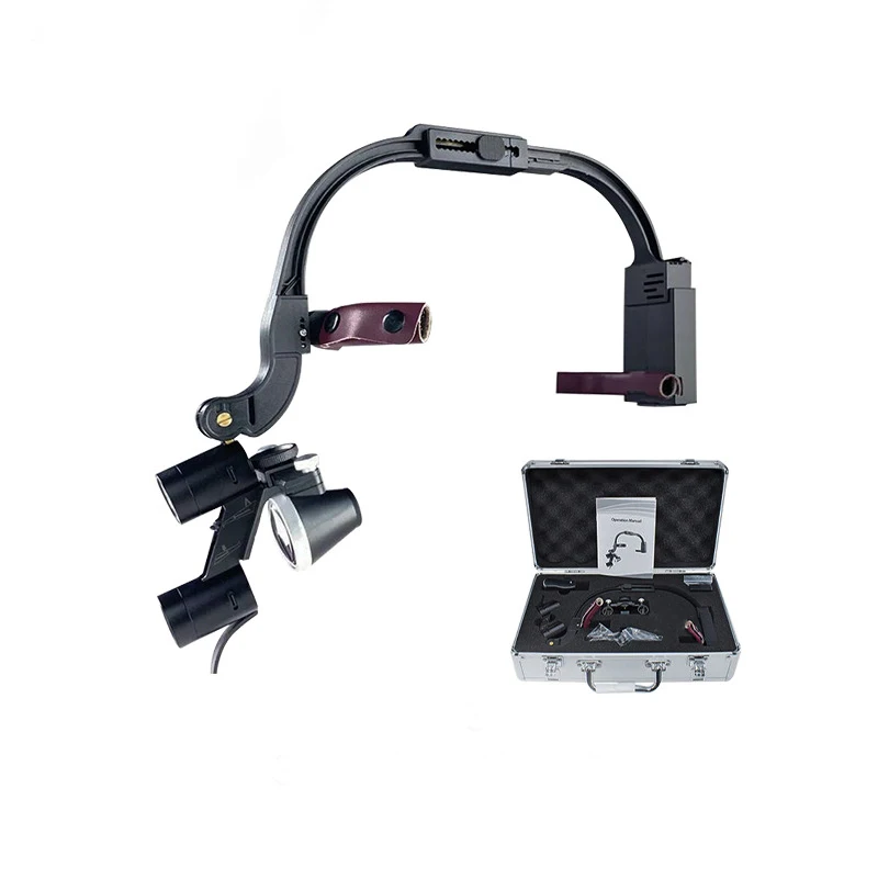 Dental Loupes HD Oral Magnifying Surgical Examination Lamp Ultralight Shadowless Head Lamp Dental Surgery Medical