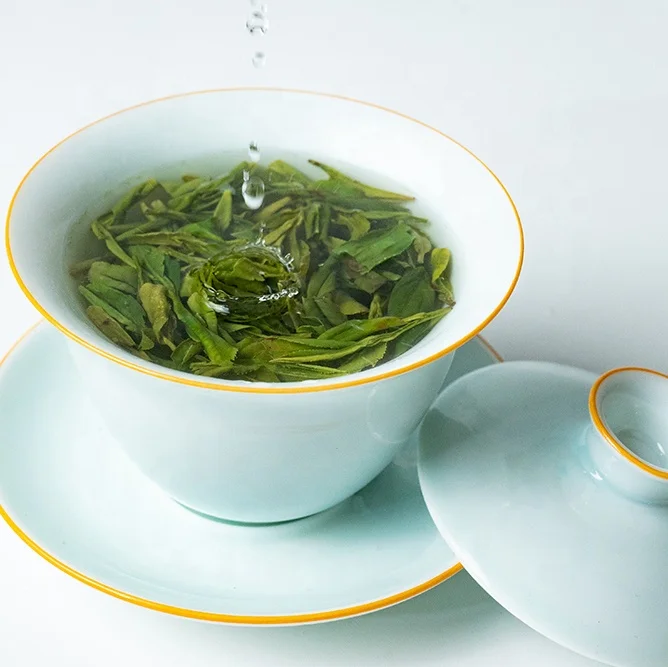 Dazhangshan Премиум Органический превосходный зеленый чай Longjing ручной работы Свободный дракон хорошо