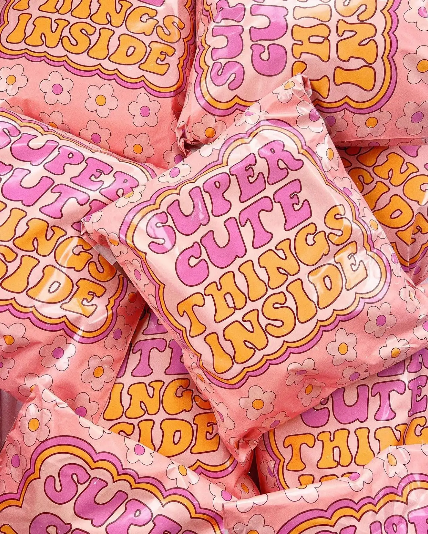 High Quality Custom logo pink Poly Mailer Plastic Shipping Mailing Bag Envelopes Poly mailer Courier Bag printed packaging bags