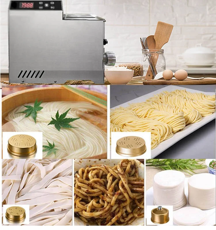 Homemade cutter pasta machine double knives pasta maker manual small noodle making machine