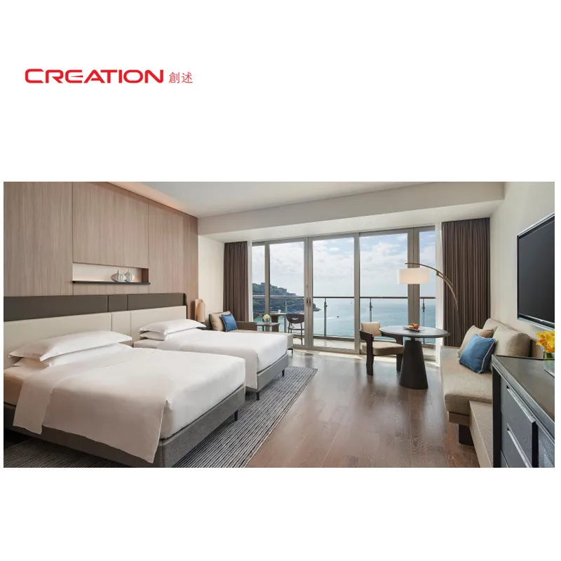 CREATION Dubai Luxury Hotel Wood Veneer Casegood Used Hotel Furniture Liquidators For Projects