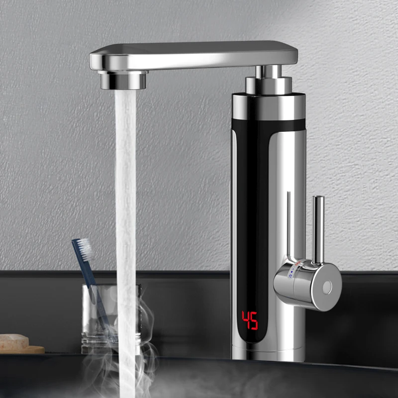 2021 Hot Sale Top Quality Factory Direct Kitchen Household Fast Heating Tap Bathroom Tankless Instant Electric Heater Faucet
