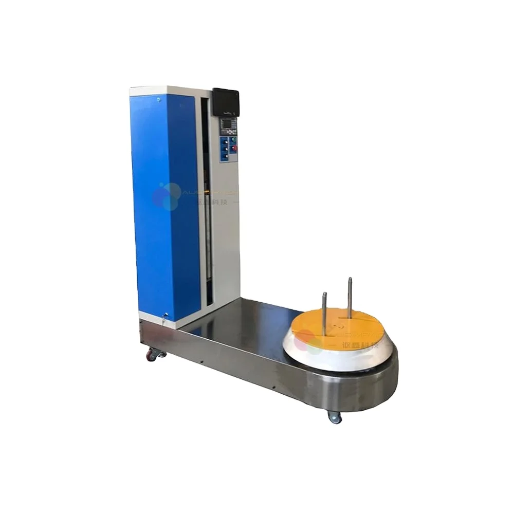 Высокопроизводительная Автоматическая оберточная машина для аэропорта, оберточная машина для багажа, оберточная машина для багажа на продажу