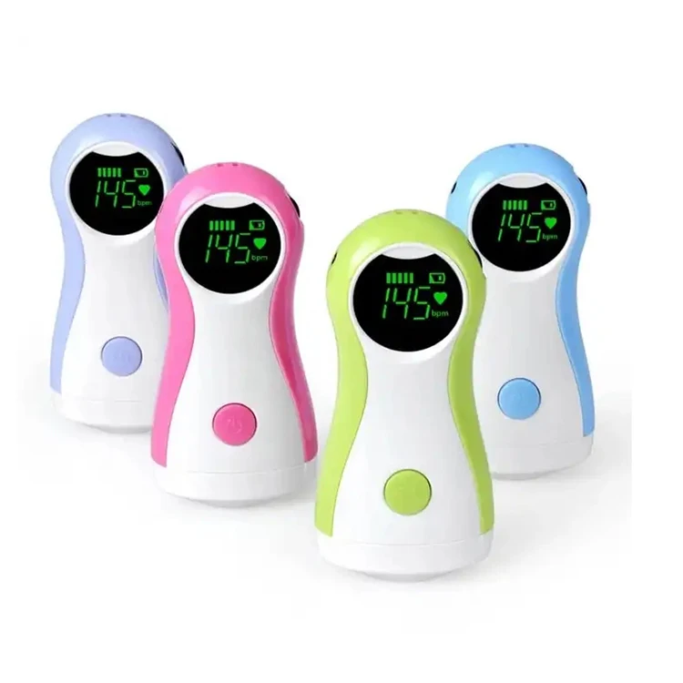 Factory ManufacturingLCD Display Fetal Doppler Rate Baby Heart Beat Doppler Fetal Monitor