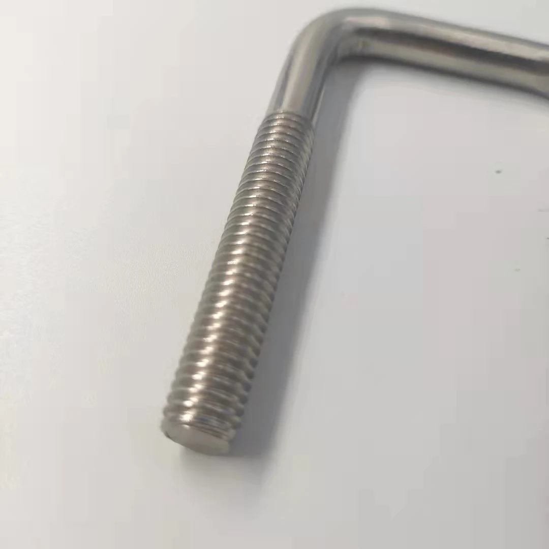 High tensile DIN standard stainless steel fastener square U bolt