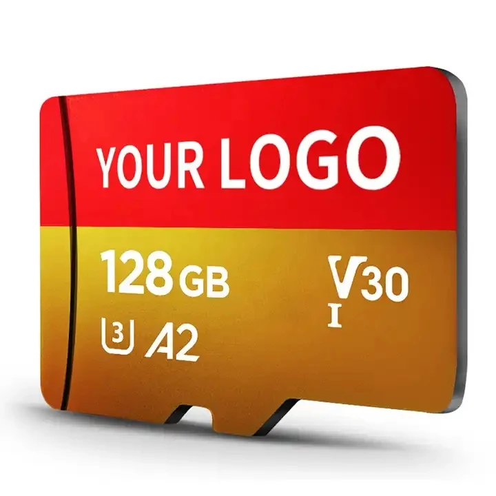 Original Custom Logo OEM Class 10 U3 Micro 32GB 64GB 128GB 256GB SD Card Real Capacity Memory Card for Mobile Phone