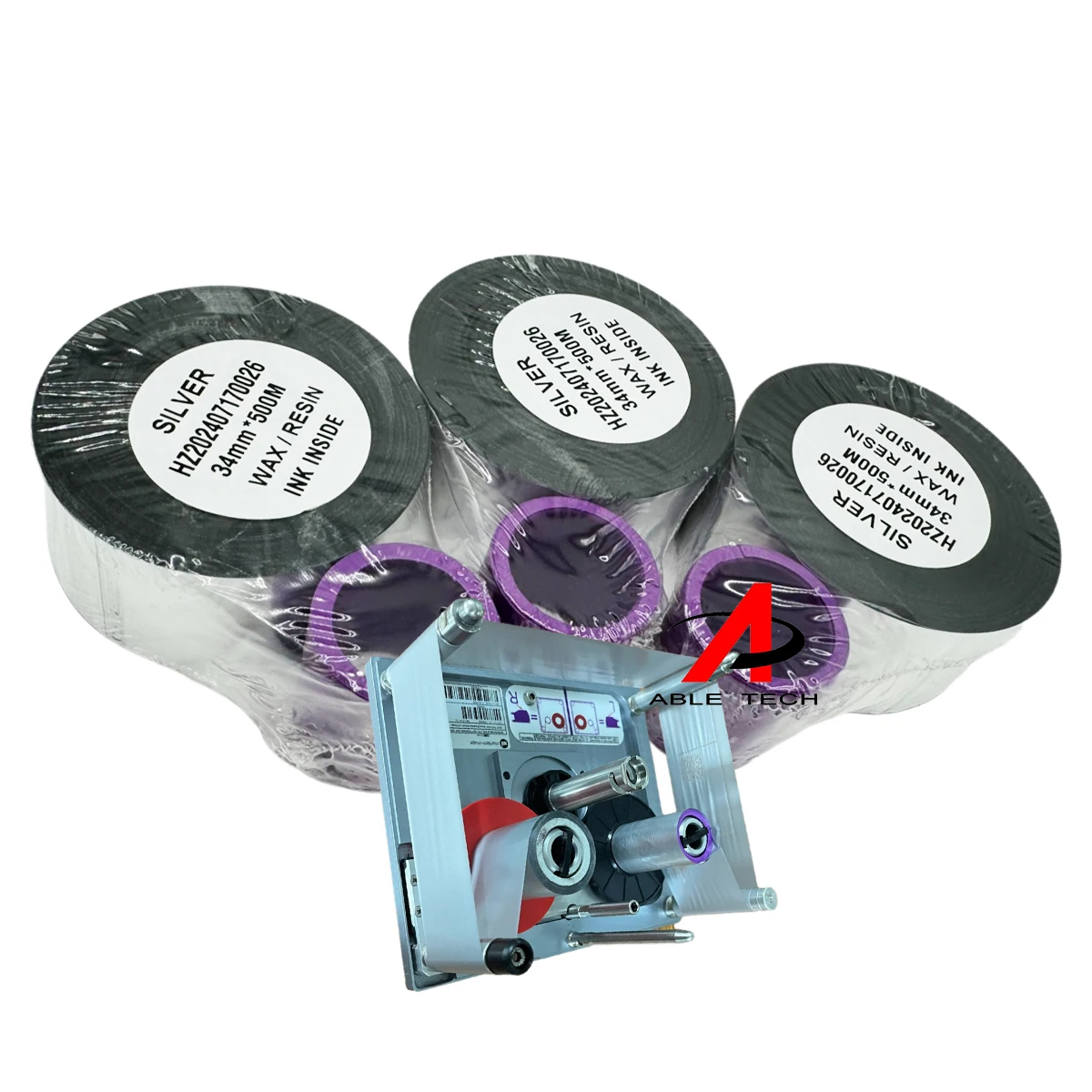 thermal transfer overprinter near edge tto ribbon white black 55*700 1100 linx printer ribbon