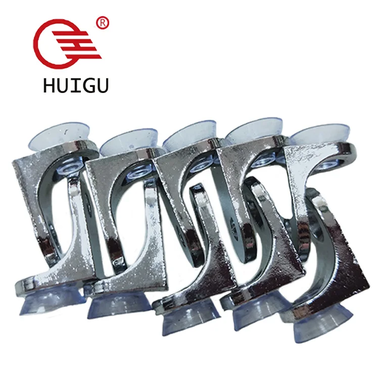 Хромированная стеклянная полка HUIGU