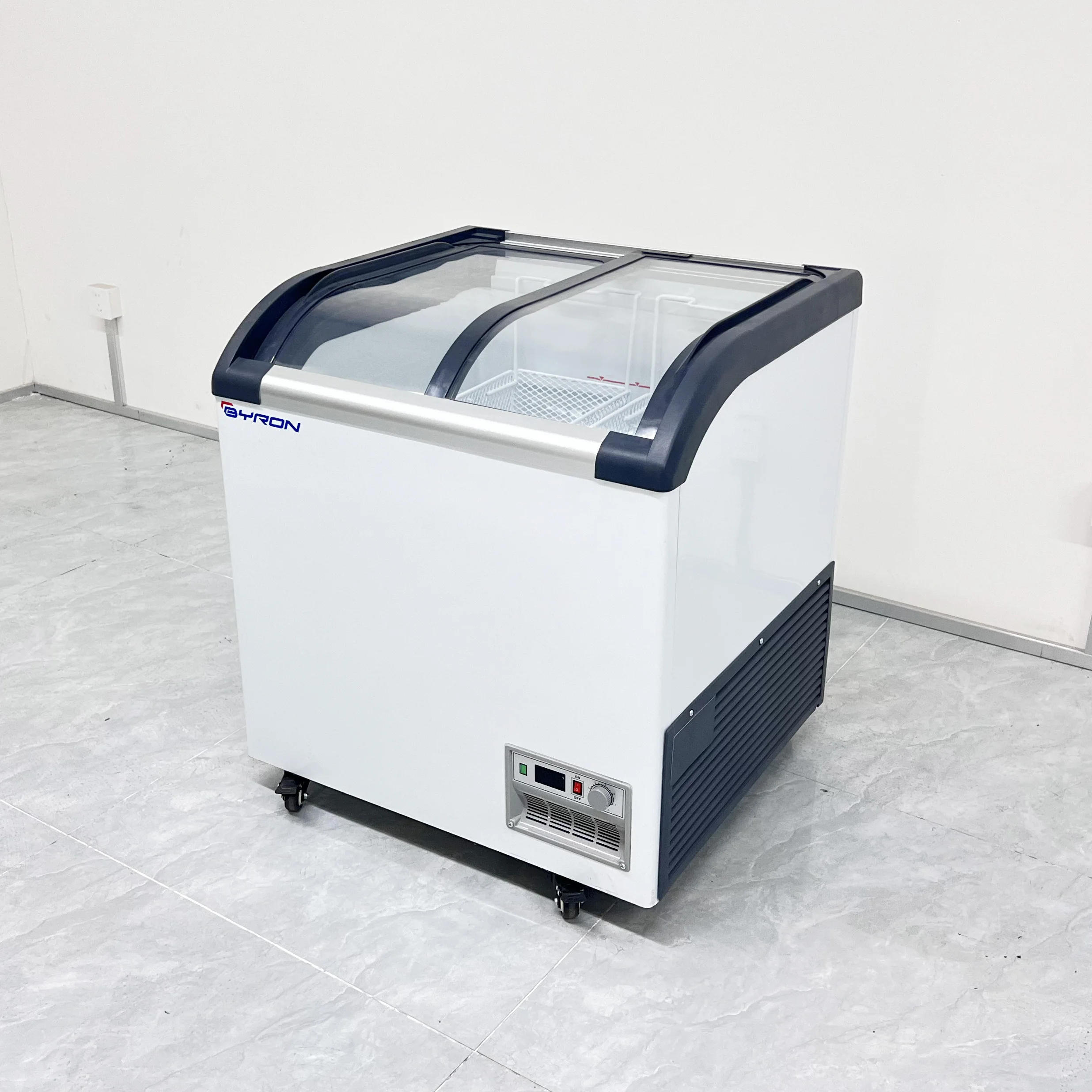 100l - 600l Ice Cream Glass Door Horizontal Popsicle l Display Freezer