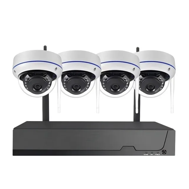 ICsee 3MP 4CH Indoor Wireless Dome IP Camera Kit System 4CH Wireless CCTV System Nvr Kit Cctv Wifi Security Dome Camera System