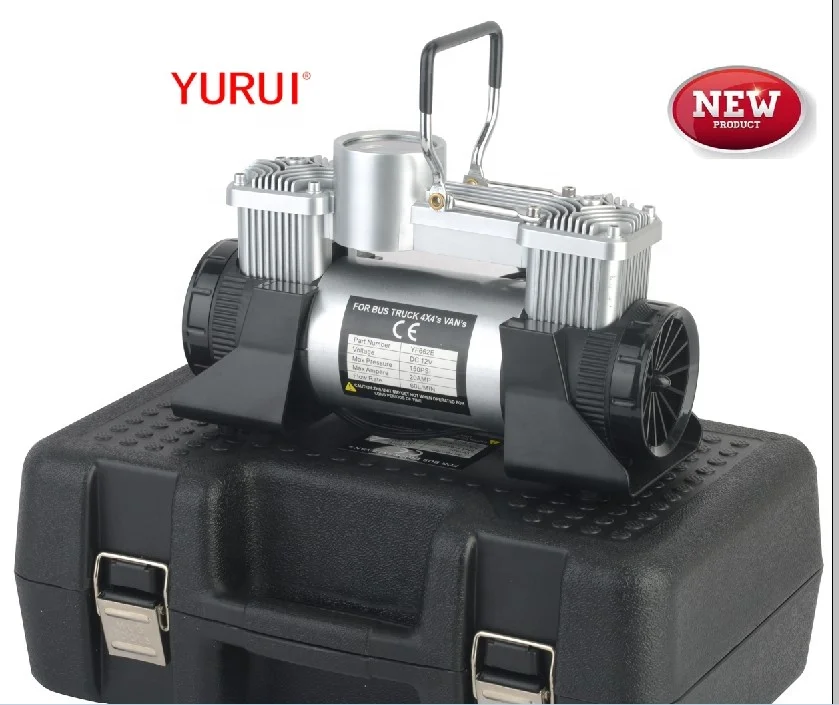 double cylinder compressor tire inflators 12v pump car air compressor with vehicle tools portable electric pump car pump