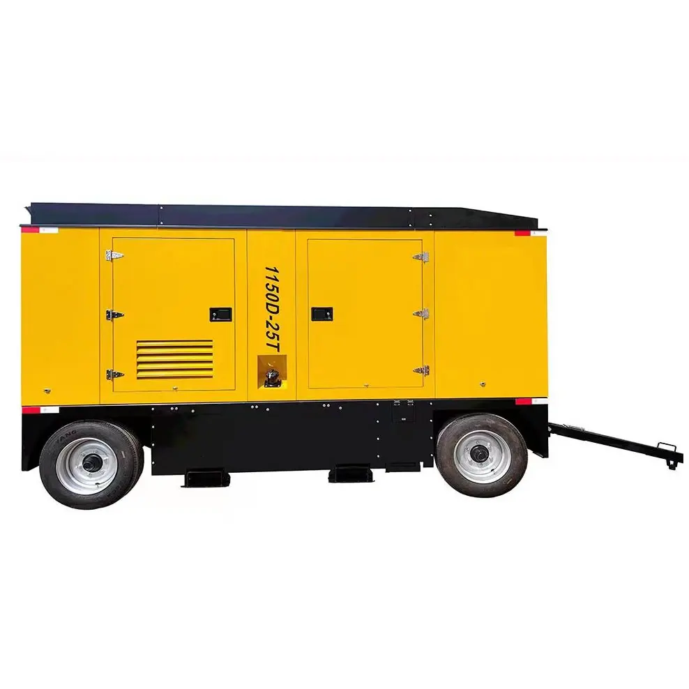 FRSTEC  high quality low price screw type double stage air compressor machine for oilfield mining field