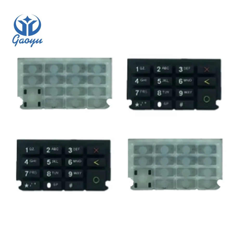 Verifone V240m silicone keypad replacement verifone v240m pos machine.VX520 VX675 VX680 VX690 C680