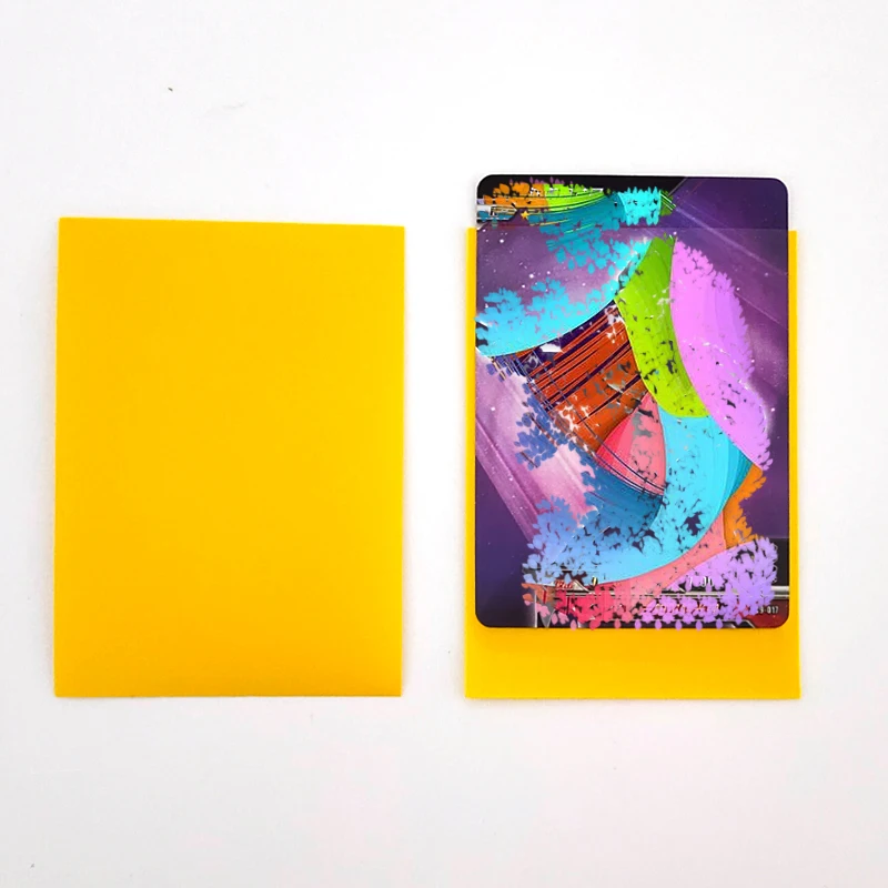 Customized China Colorful Magic PP waterproof baseball  Card Sleeves Protective card sleeves