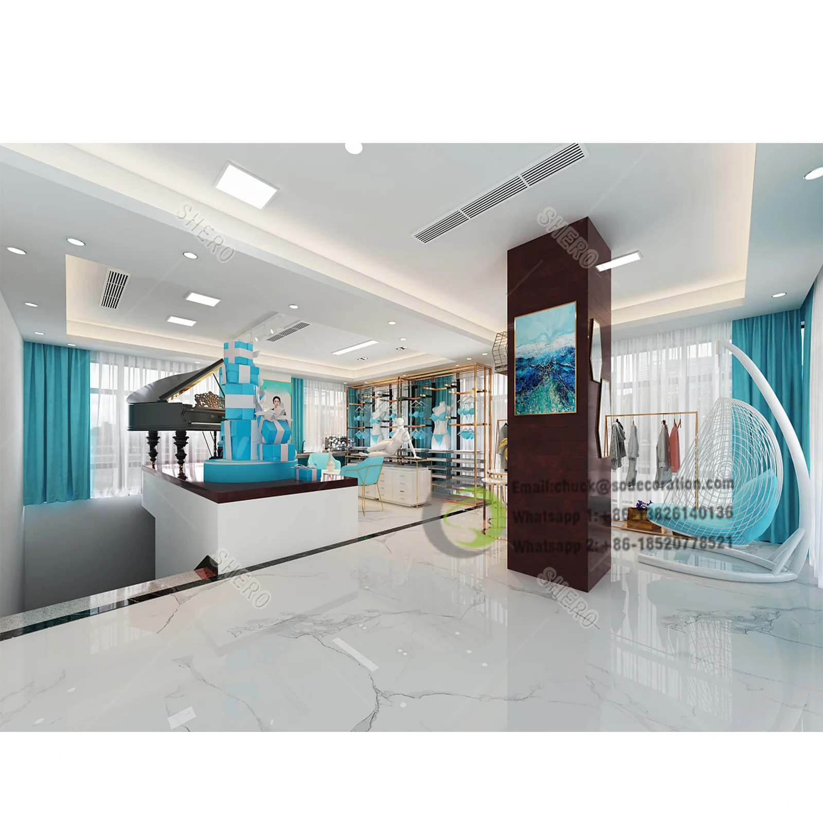 High End Lingeries Shop Decoration Shop Fitting Retail Store Display Decoration Lingerie Display Cabinet