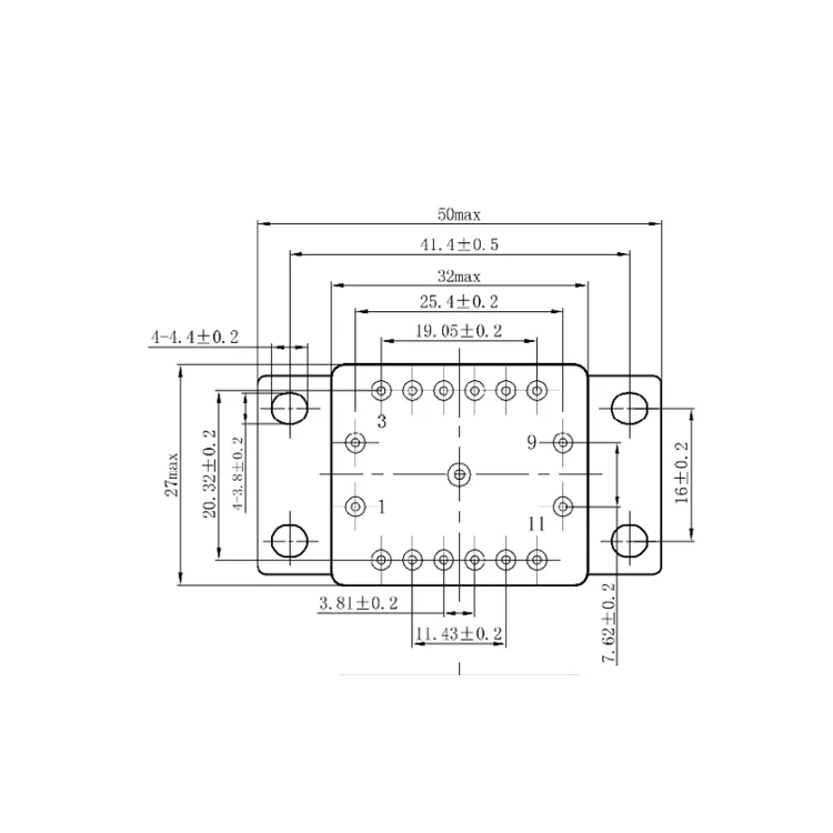 Hot sale  FRJGX -5207M AC motor welding sealed  Solid State Relay low power 1A 50v ac relay use in Avation system