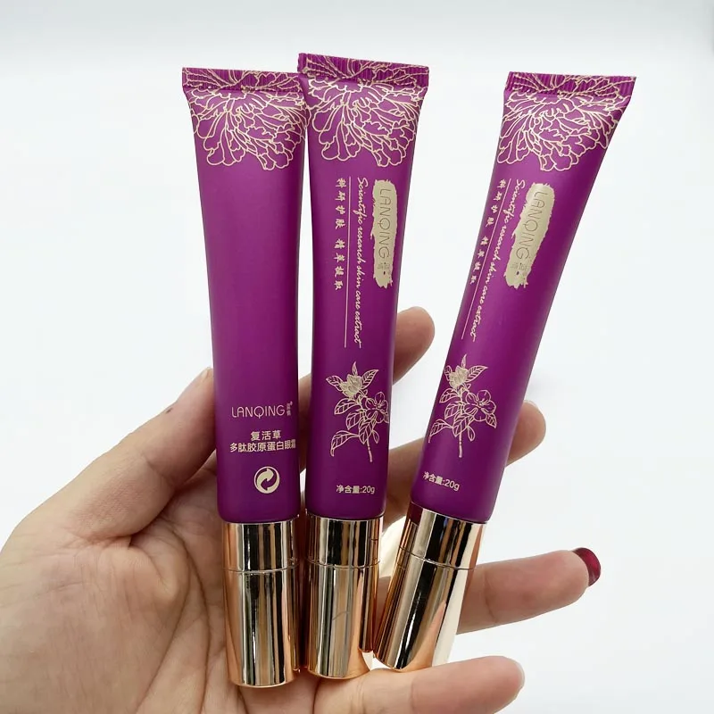 luxury 10ml led light cosmetic packaging plastic lip gloss tube with mirror lip gloss containers tube