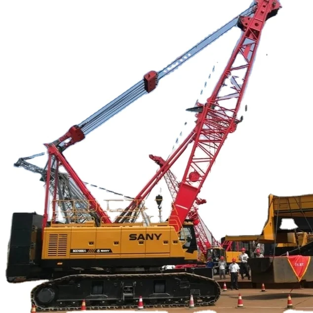 SCC600A-1 60 тонн высокое качество подъемная машина гусеничный кран автокран Подержанный Автокран