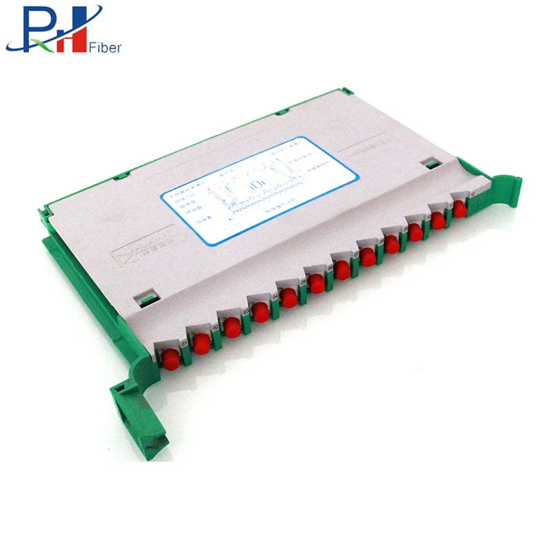 12-жильные оптоволоконные патч-панели волоконно-оптического сращивания лоток с выводным проводником и FC адаптер