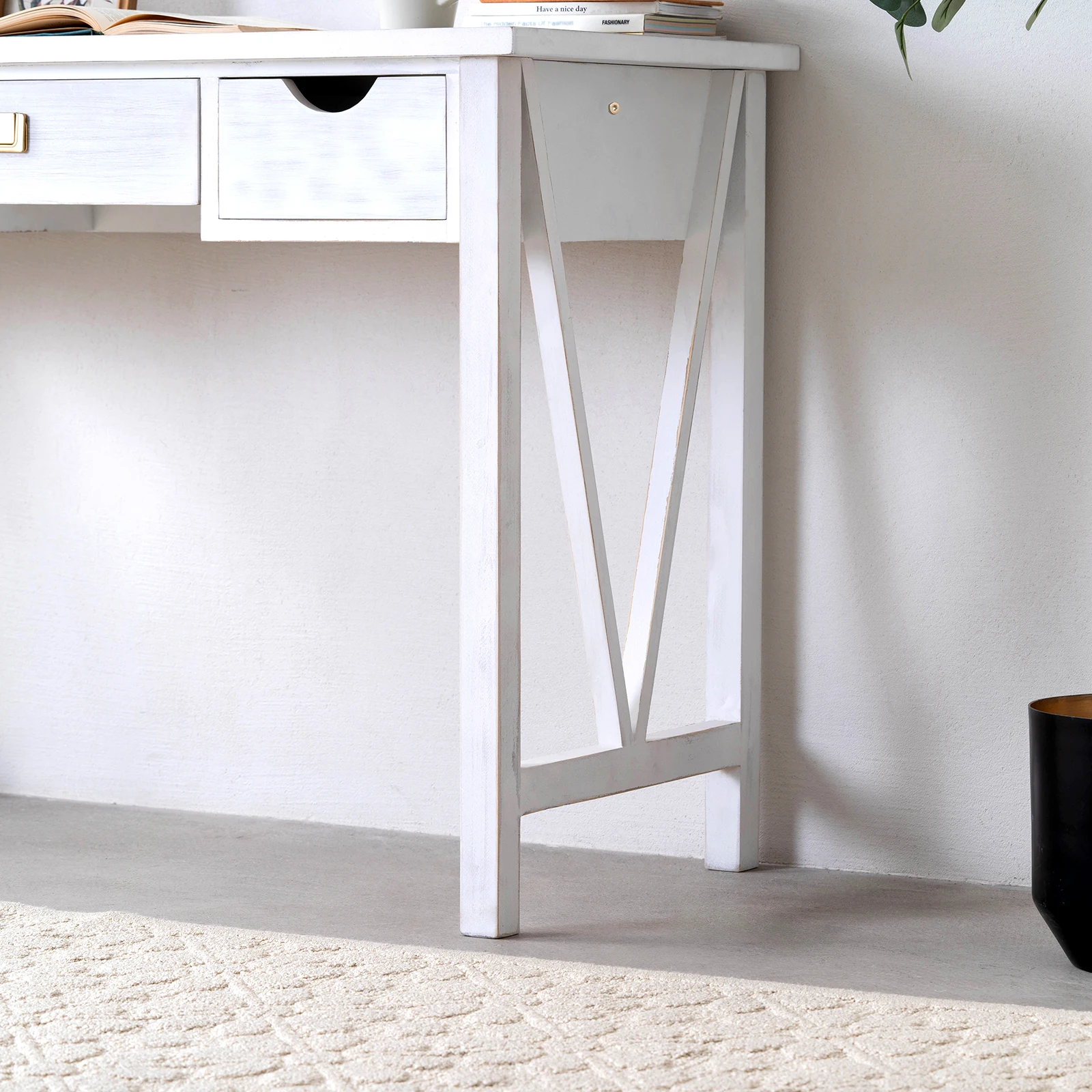 Modern Design Wooden White Office Furniture Table Computer Small Office Desk office table drawers desk