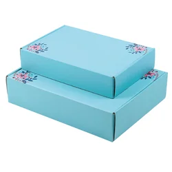 Manufacturer custom recycle corrugated cardboard paper packaging folding box for dress