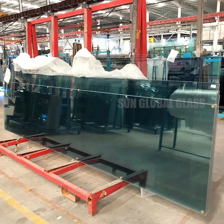 12mm Tempered Glass Sheet Custom Big Size Safety Toughened Processing Glass Plant