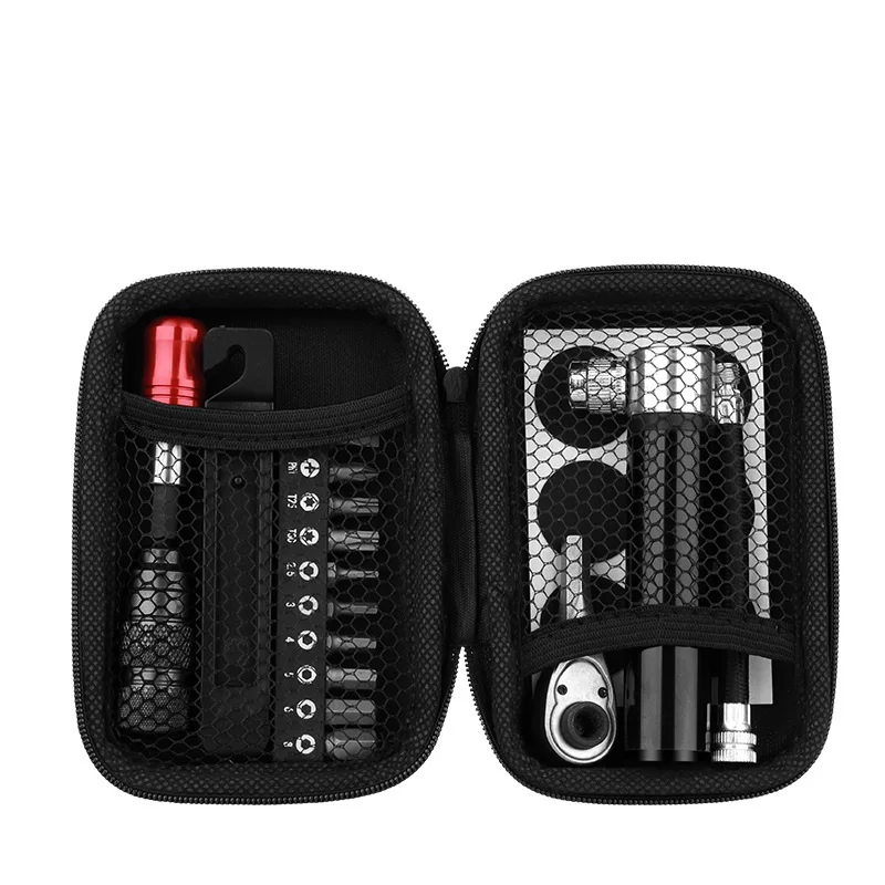 2024 new model Bicycle repair tools mountain bike ratchet wrench repair combination tool set cycling repair equipment