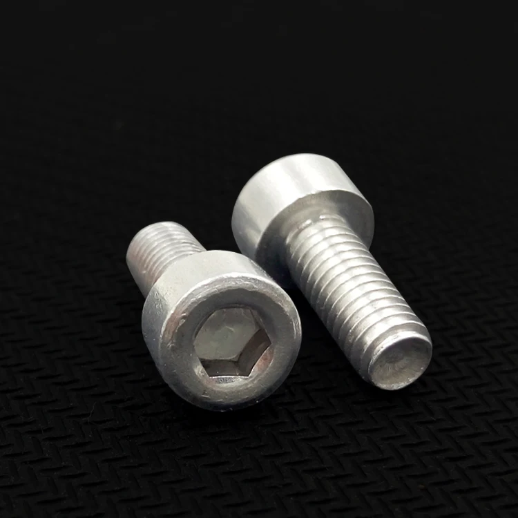 colored anodized al7075 al6063 3mm m2m3m4 allen aluminum socket head cap screw